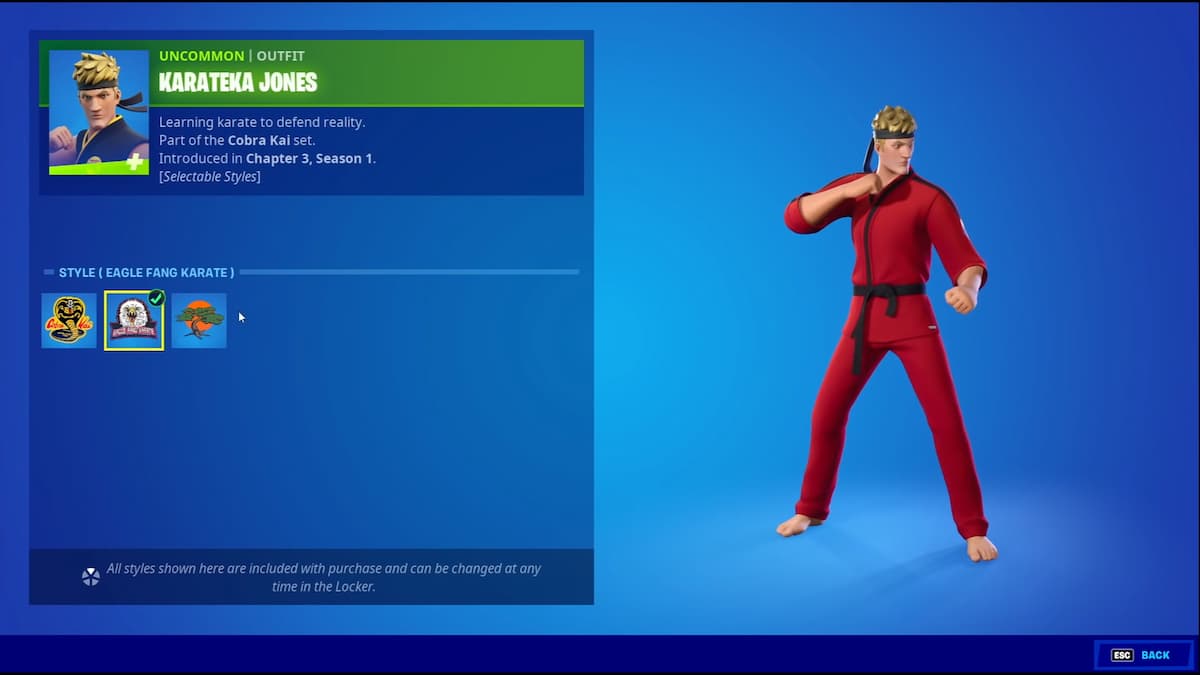 All Cobra Kai Characters Skins In Fortnite Touch Tap Play