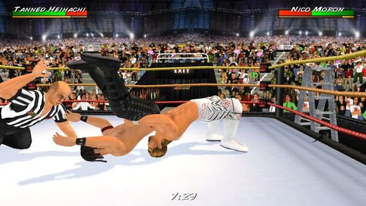 wwe 3d geting attced