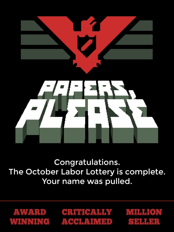 penny arcade papers please game of the year