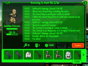 fallout shelter luck effect exploring