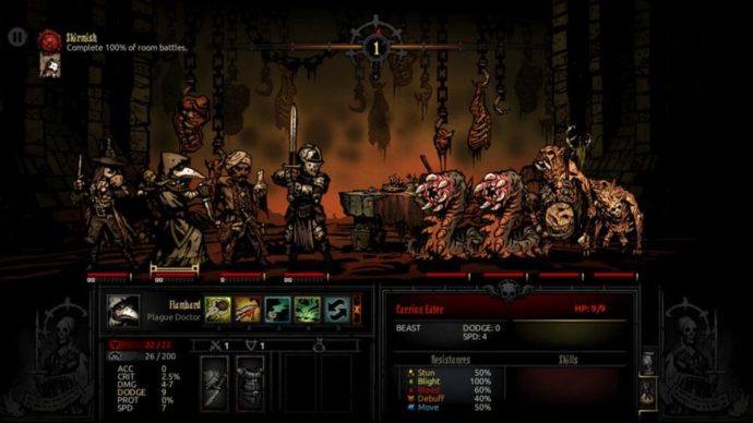 darkest dungeon tablet edition controls tap cross to sell trinkets