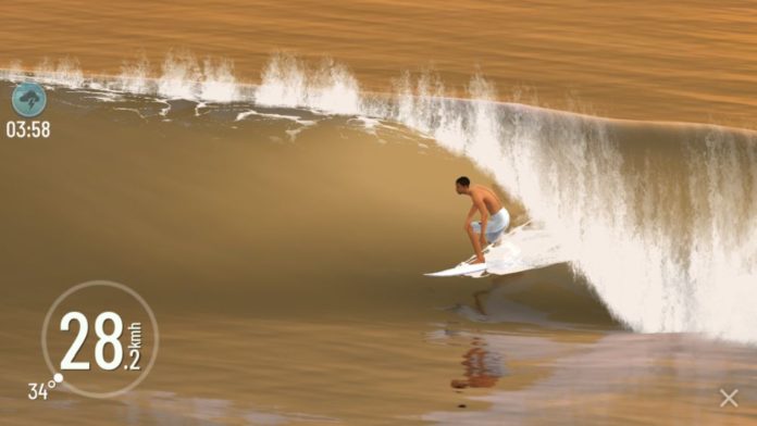 Surfing longboard tricks