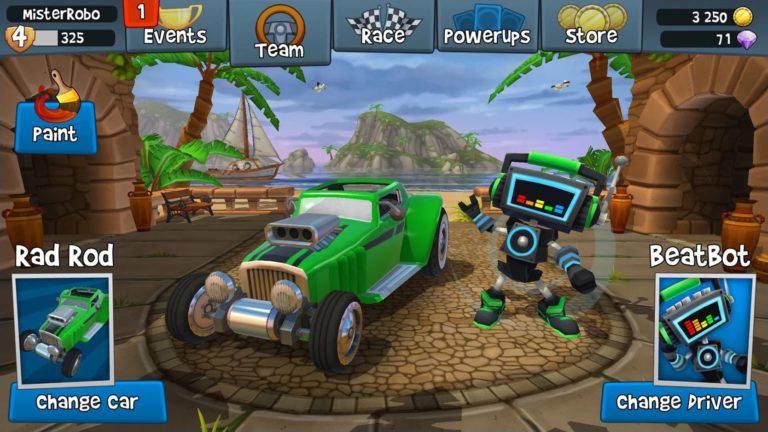 multiplayer beach buggy racing