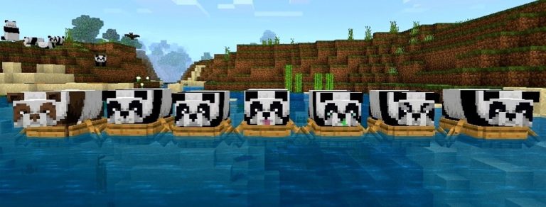 minecraft panda plush