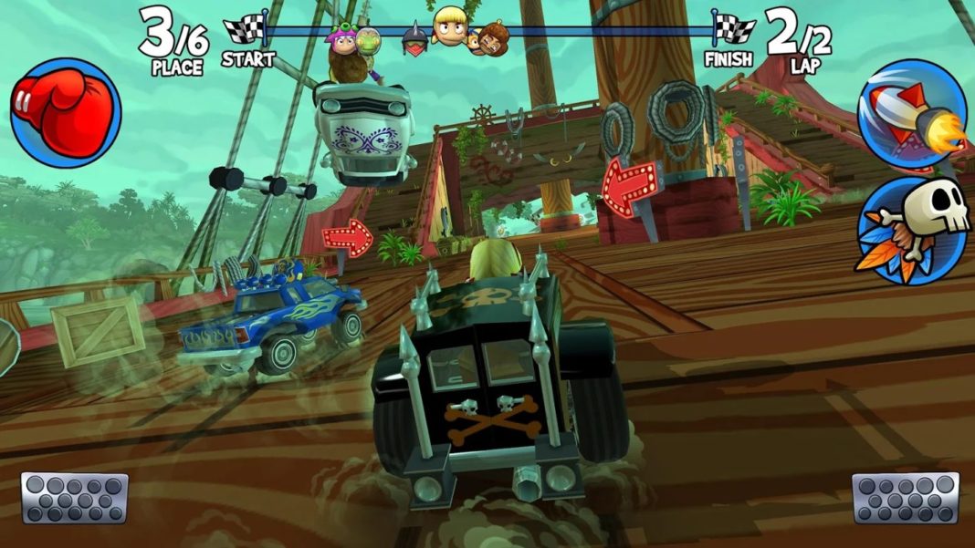 list of spetcial abilities for character in beach buggy racing