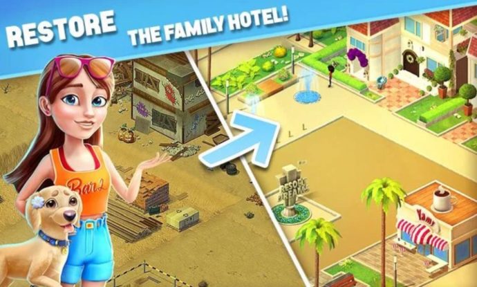 Hotel resort game