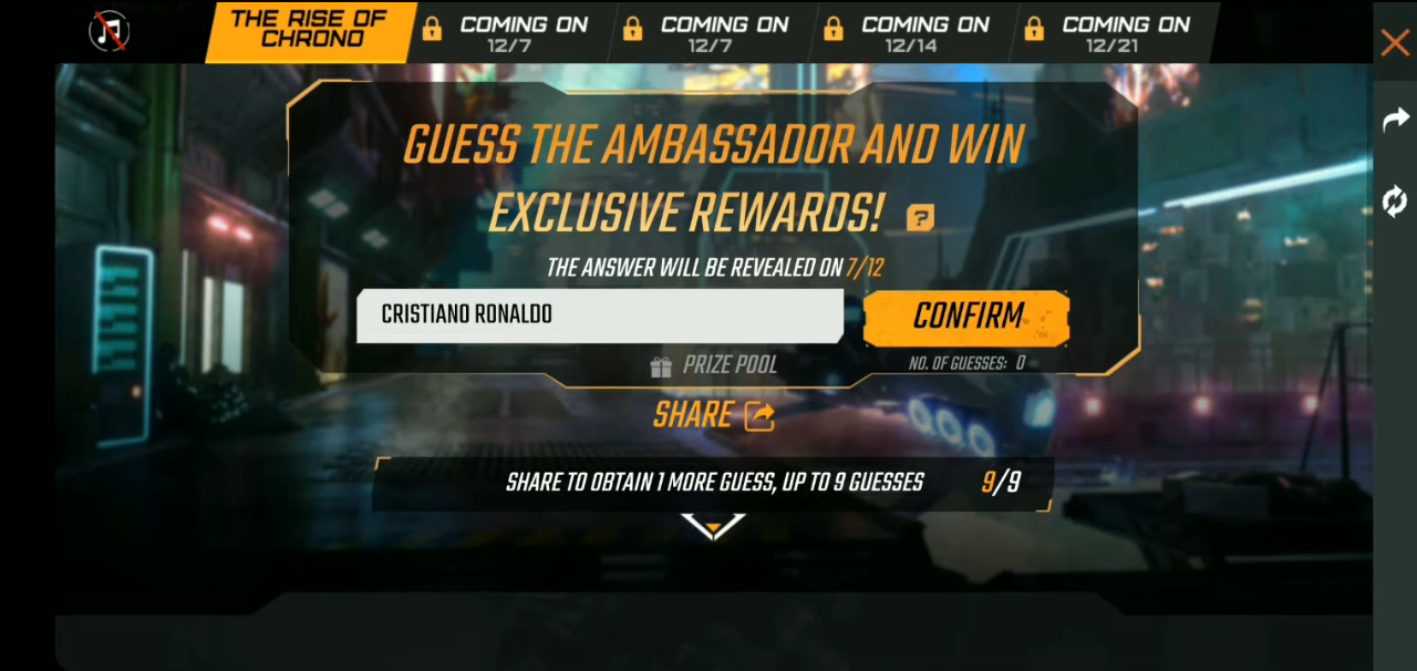 Free Fire Guess the Ambassador Name, Jigsaw Puzzle Codes ...