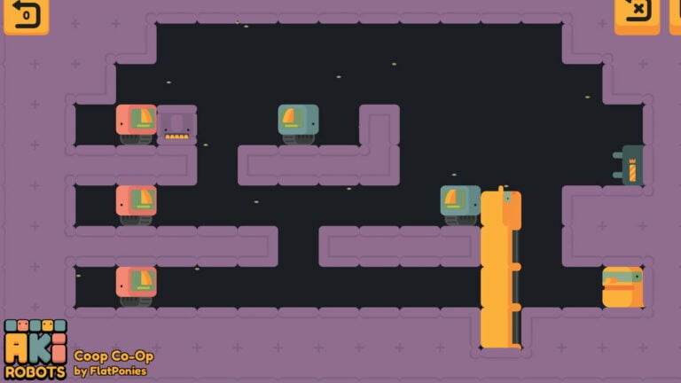 2D Puzzle Platformer #AkiRobots Now Available on iOS - Touch, Tap, Play