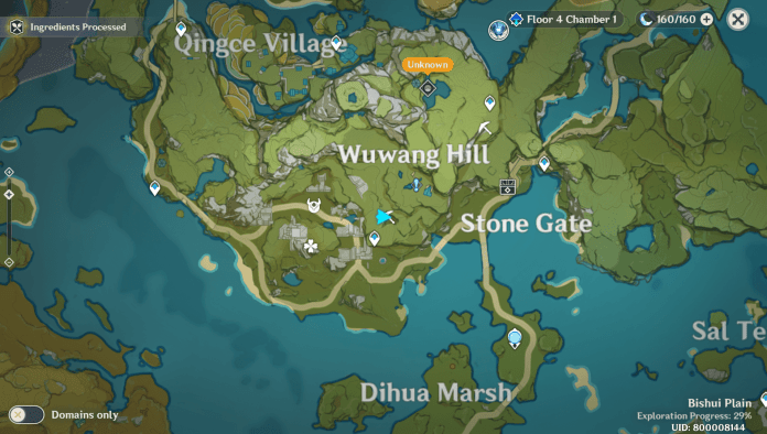 Violet Grass Genshin Impact Location Map - Where to farm Violet Grass ...