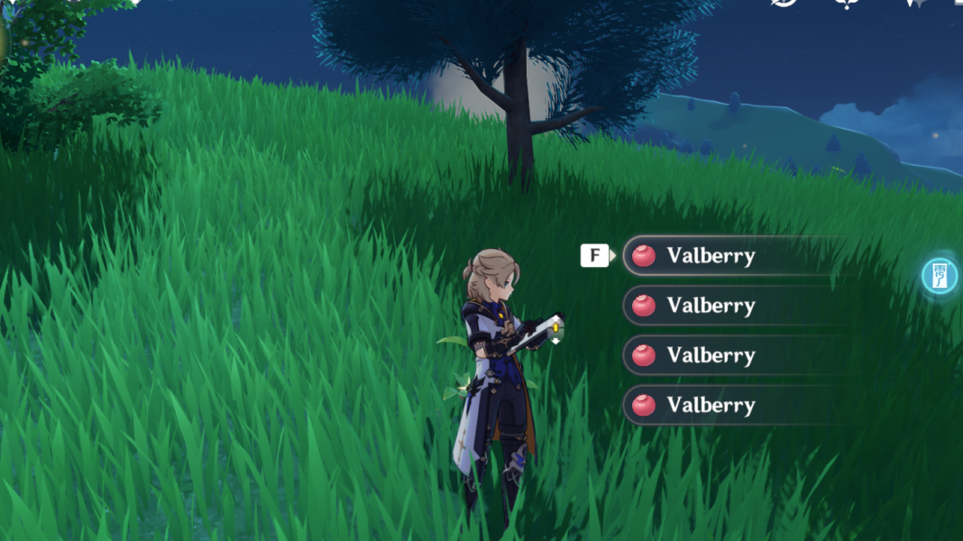 Valberry Genshin Impact Location Map - Where to farm Valberry - Touch