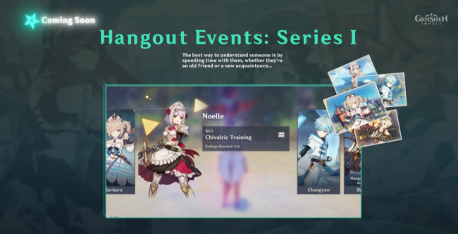 Genshin Impact Hangout Events Will Feature Same Dialogues But Different Endings Touch Tap Play