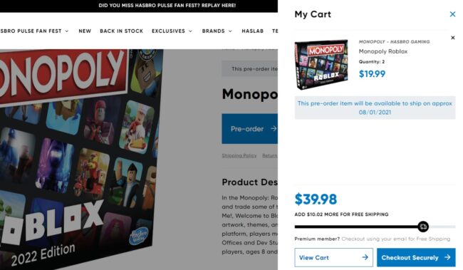 Roblox Monopoly Is Available For Preorder Now Touch Tap Play - roblox order