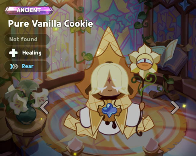pure vanilla cookie run