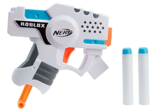 Hasbro Reveals Nerf Roblox Blasters Coming Soon Touch Tap Play - laser gun roblox id code