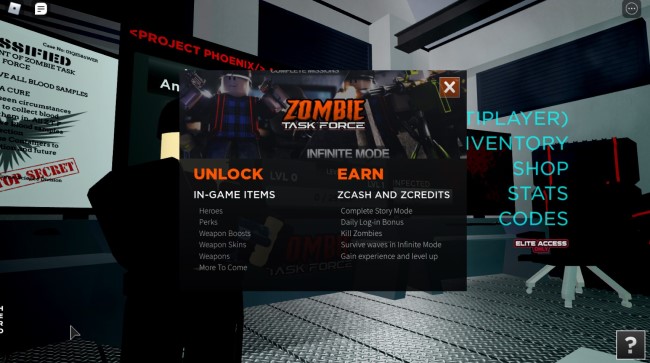 Roblox Zombie Task Force Codes Touch Tap Play - roblox zombie wave games