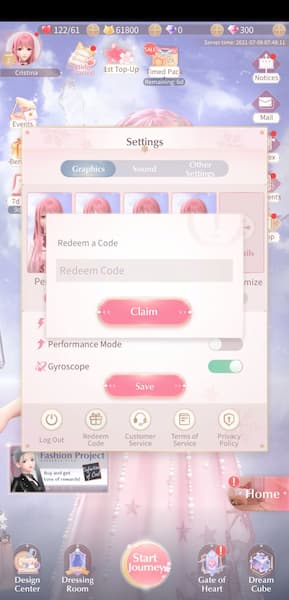 Shining Nikki Codes - Touch, Tap, Play