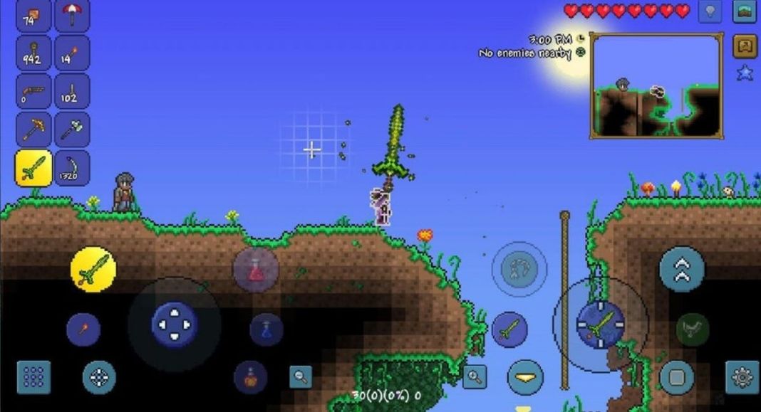 Terraria How To Get The Blade Of Grass Touch Tap Play