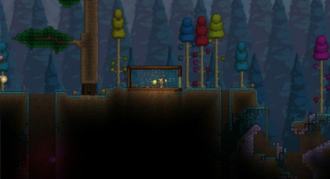 Terraria How to Get Blue Solution Touch, Tap, Play