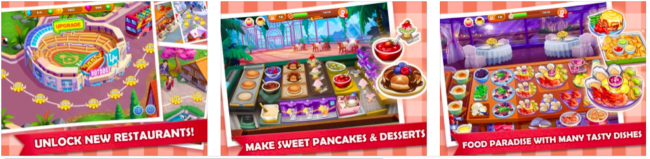 cooking madness app sweets