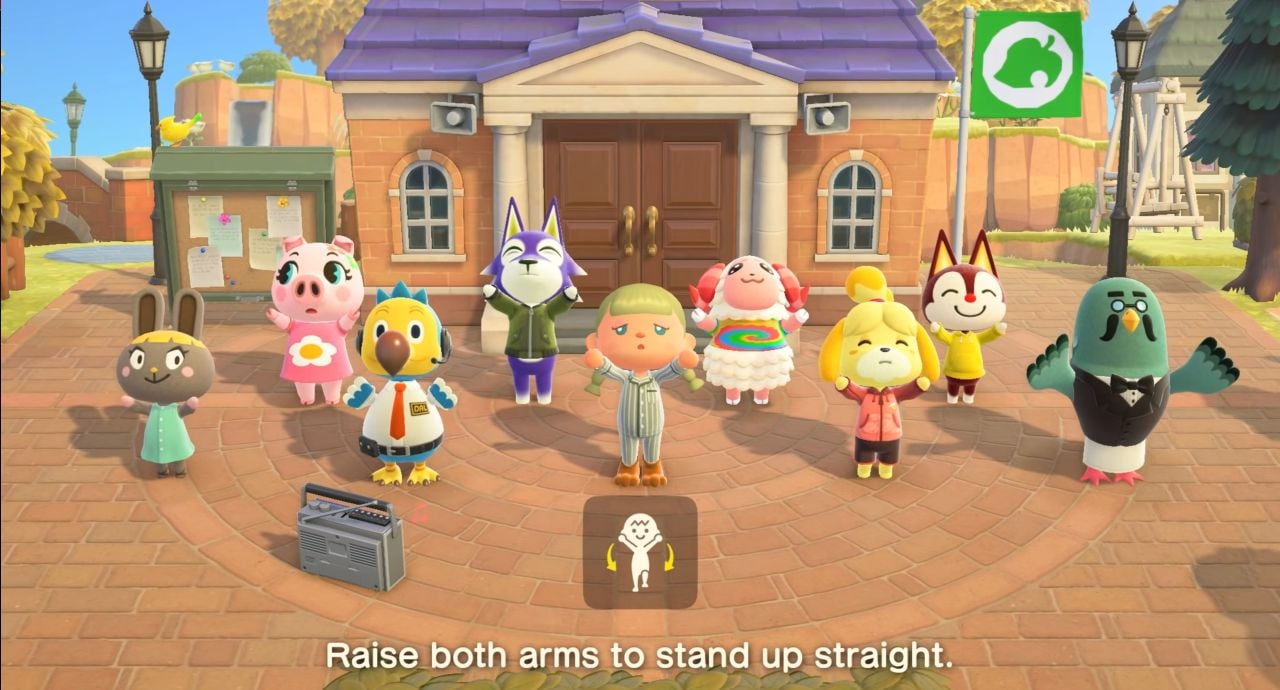 How To Attend Group Stretching In Animal Crossing: New Horizons - Touch ...