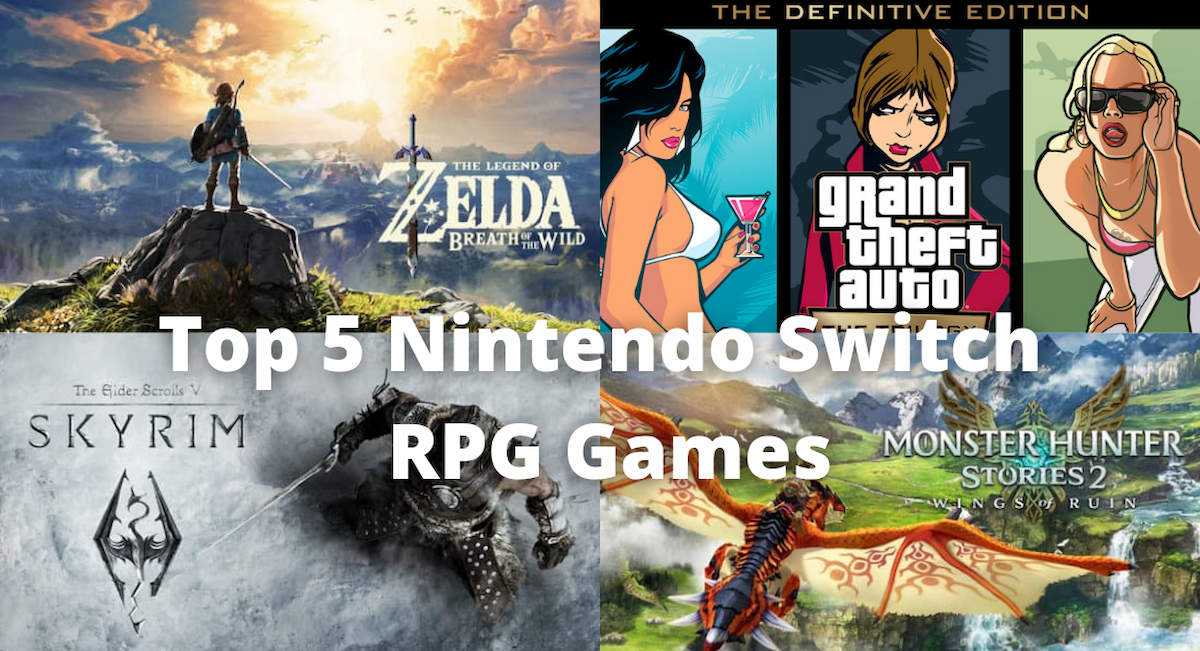 Top 5 Nintendo Switch RPG Games Touch, Tap, Play