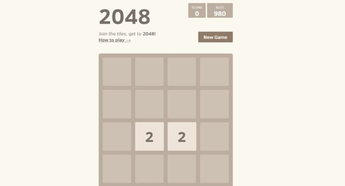 2048 strategy