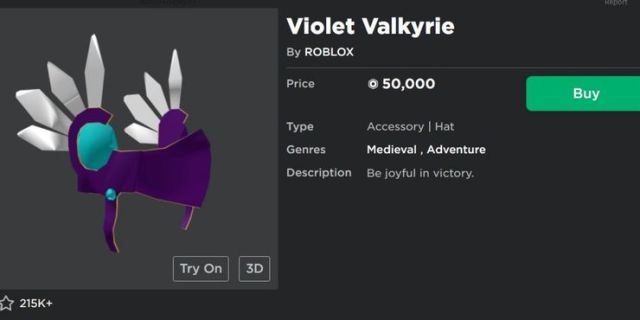 Most Expensive Items on Roblox 