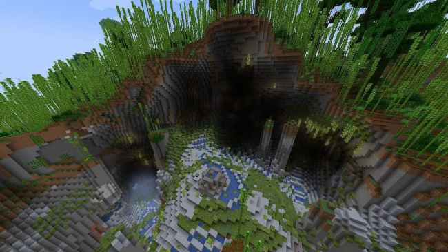 Where To Find Lush Caves In Minecraft Bedrock Edition Touch Tap Play