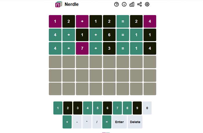 Nerdle is Wordle But With Math  Touch, Tap, Play