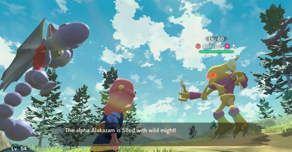 Catching Shiny Alpha Alakazam  Pokemon Legends Arceus 