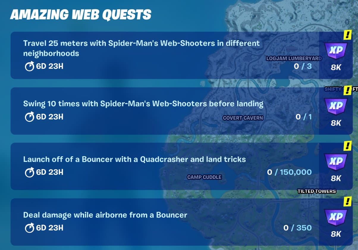 Fortnite 1940 Amazing Web Week Quests   How To Complete   GINX TV