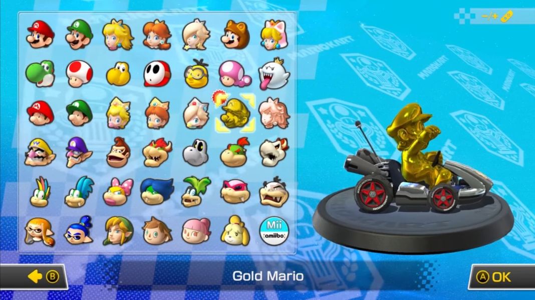 mario kart 8 deluxe unlock golden mario