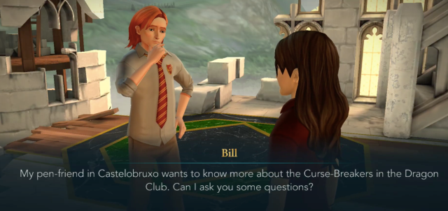 bill weasley dragon clubhouse quiz