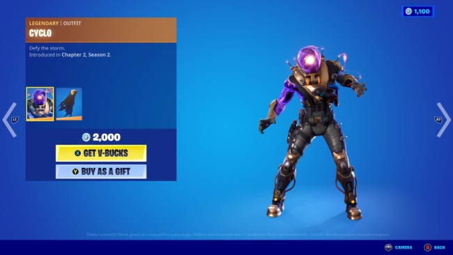 Is Cyclo's Classic Skin Back in the Fortnite Shop - Touch, Tap, Play