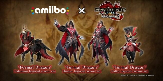 mh rise amiibo armor