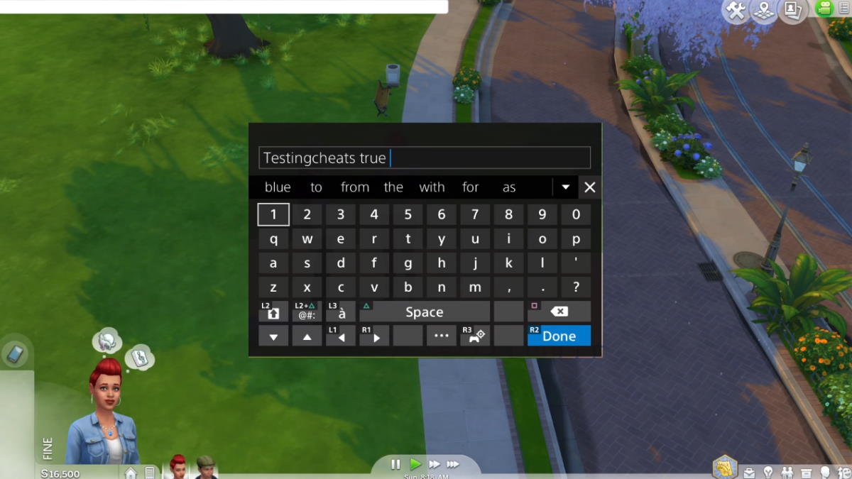 comment activer les code de triche sims 4 xbox one