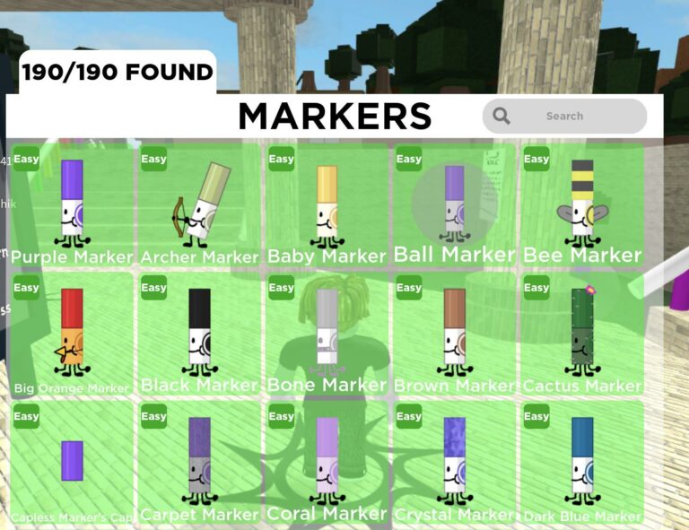 How To Get The Big Orange Marker In Roblox Find The Markers 768x591 