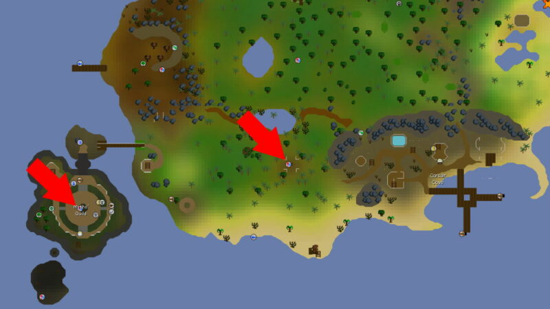 old school runescape free to play green dragon locations