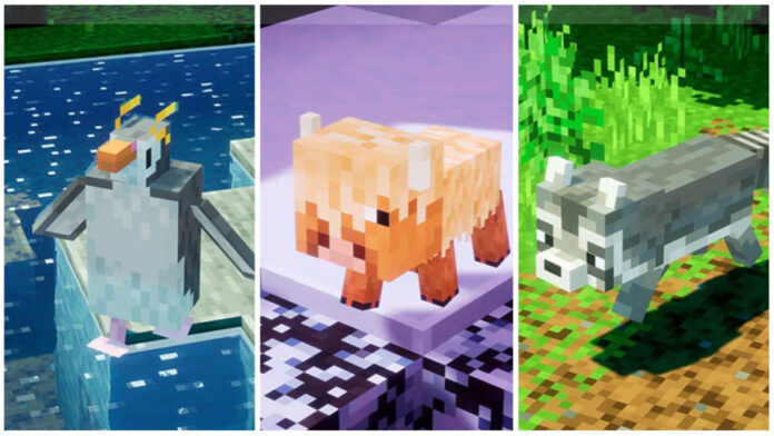 animals from minecraft dungeons