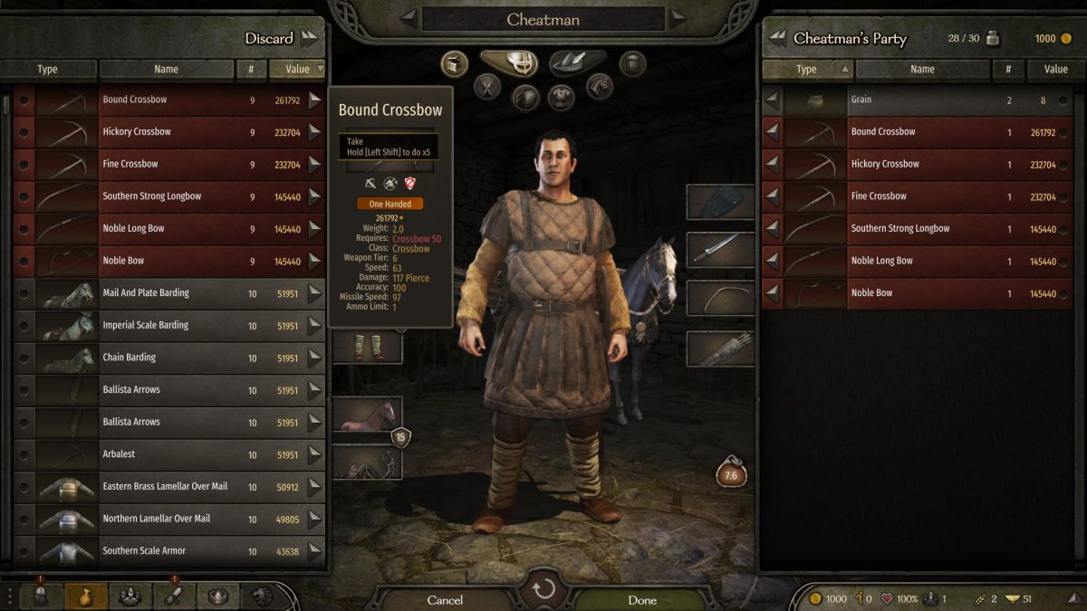 Mount And Blade 2: Bannerlord - Cheats And Console Commands List ...