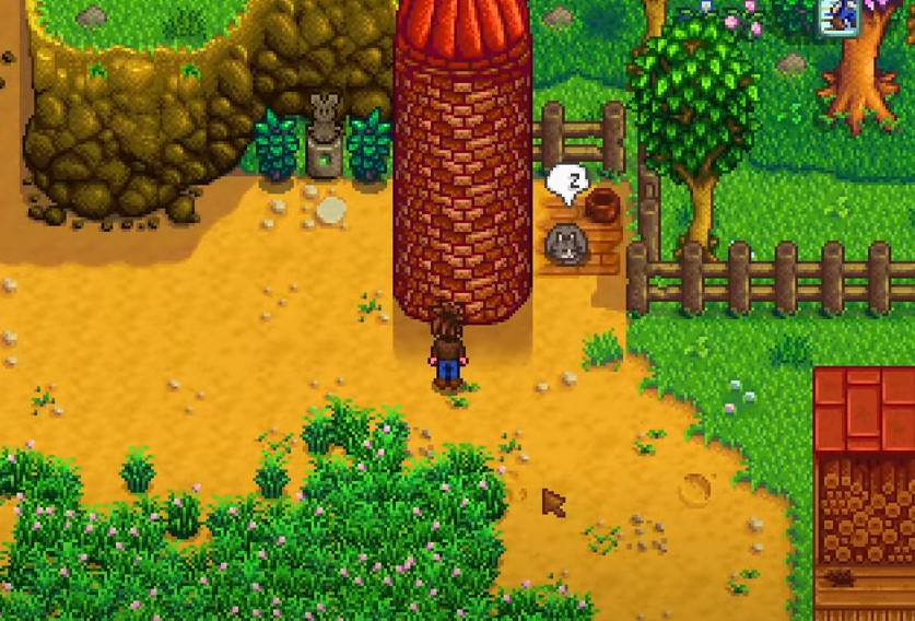 stardew valley remove hay from silo