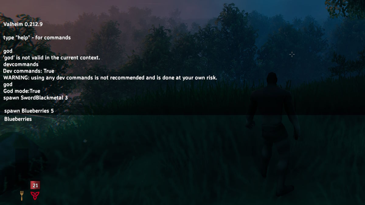 How to Spawn Items in Valheim Console Commands List Touch, Tap, Play