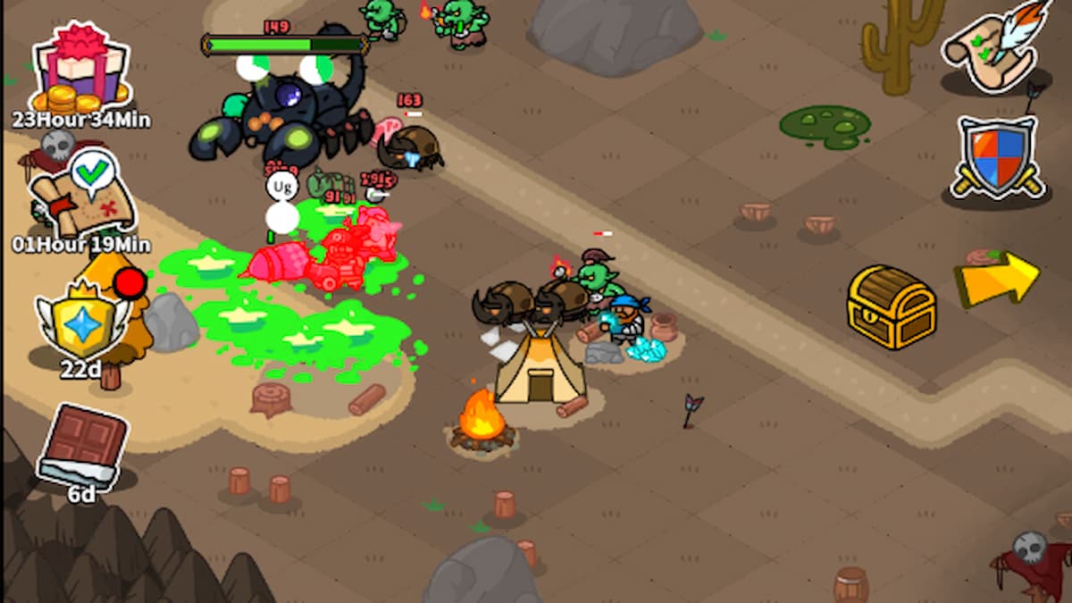 Best Places to Camp in Rumble Heroes Adventure RPG Touch, Tap, Play