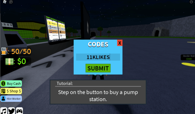 Gas Station Tycoon Codes