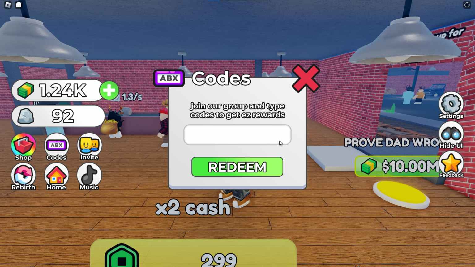 Prove Dad Wrong By Selling Rocks Tycoon Codes (December 2023) Touch