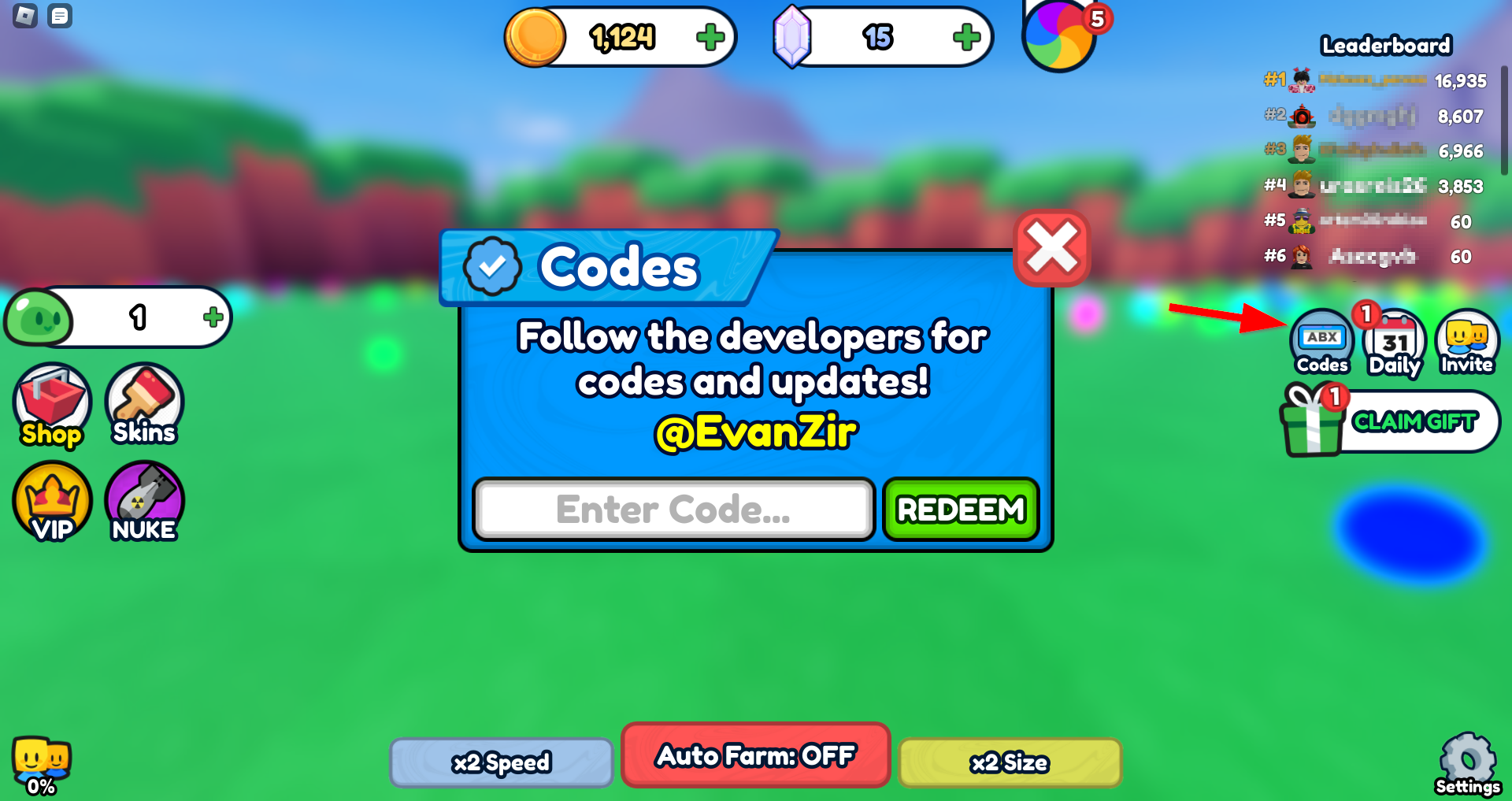 Roblox Blob Eating Simulator Codes Touch, Tap, Play