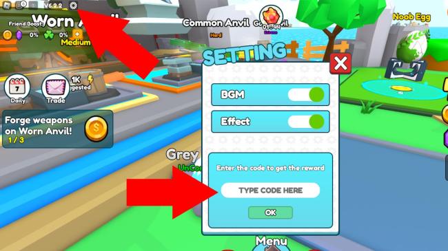 Weapon Forge Simulator Codes - Touch, Tap, Play