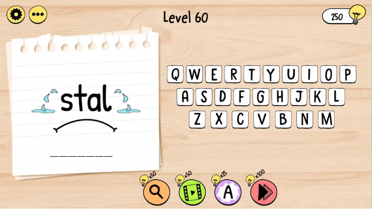 Brain Test: Tricky Words Level 51–60 Answers - Touch, Tap, Play