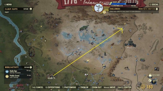 Where To Find Knife Edge In Fallout 76 - Touch, Tap, Play